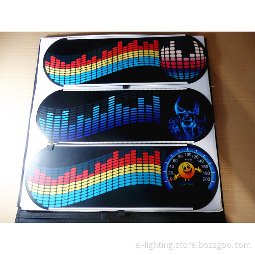 EL Lighting Car Sticker Fashionable Design Paypal Accepted